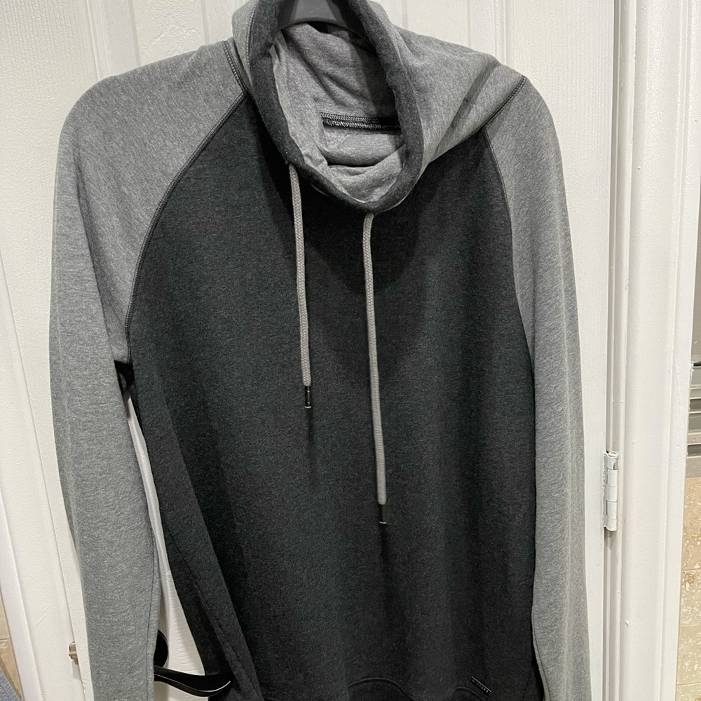 Express hoodie in gray color. Size large